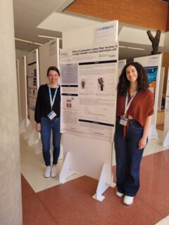 Stefanie Feilner und Marina Espeja Fernandez auf dem Internationalen Symposium für Bioelektrochemie und Bioenergie 2024